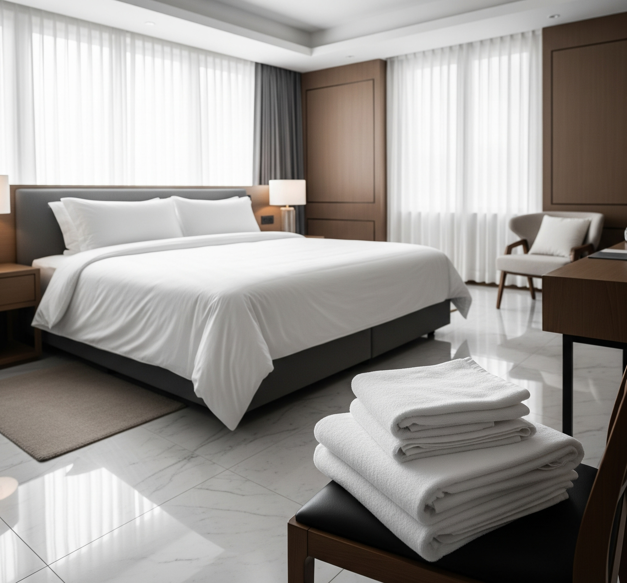 Crisp And Clean Hotel Room (1)