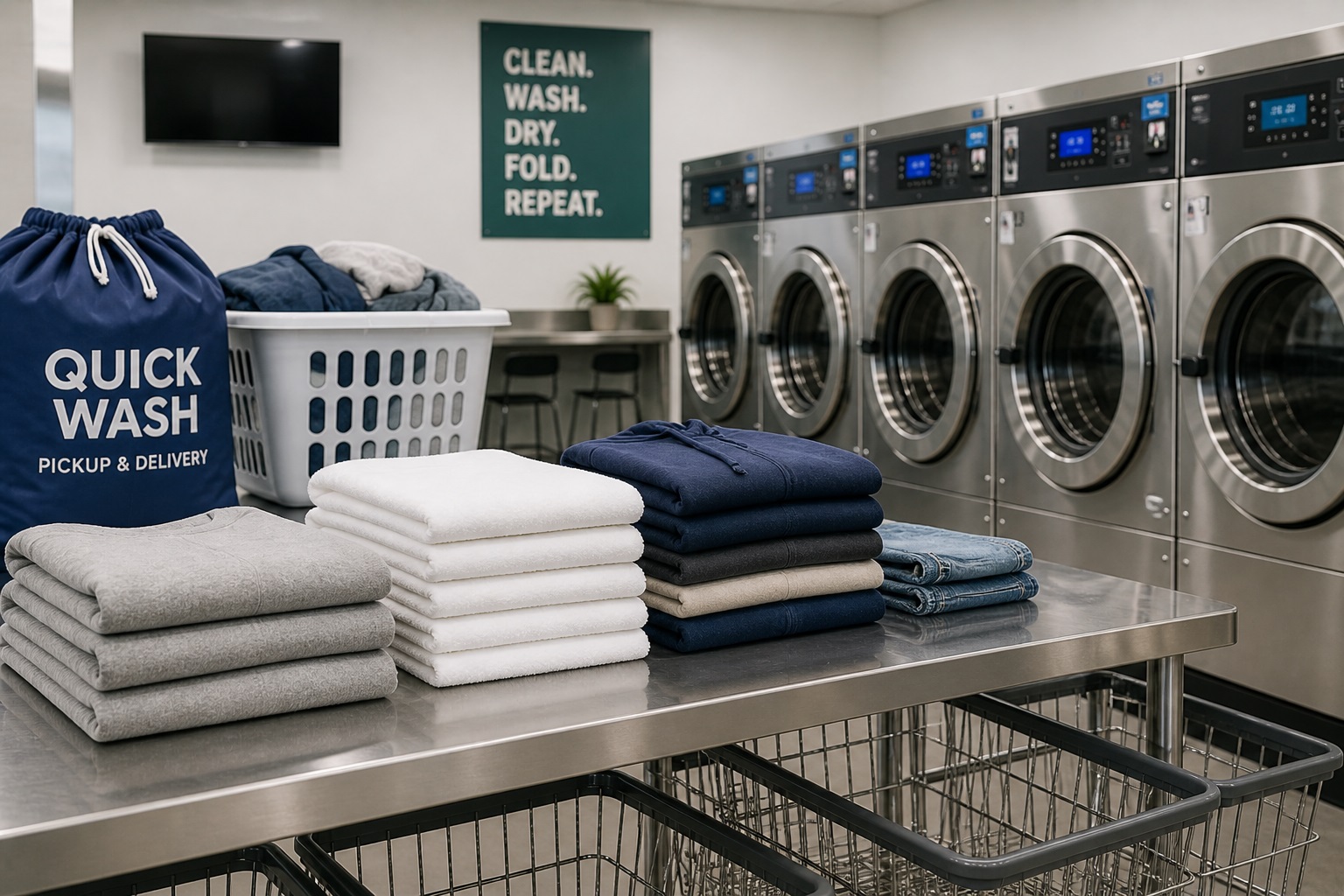 commercial gym laundry service Des Plaines IL